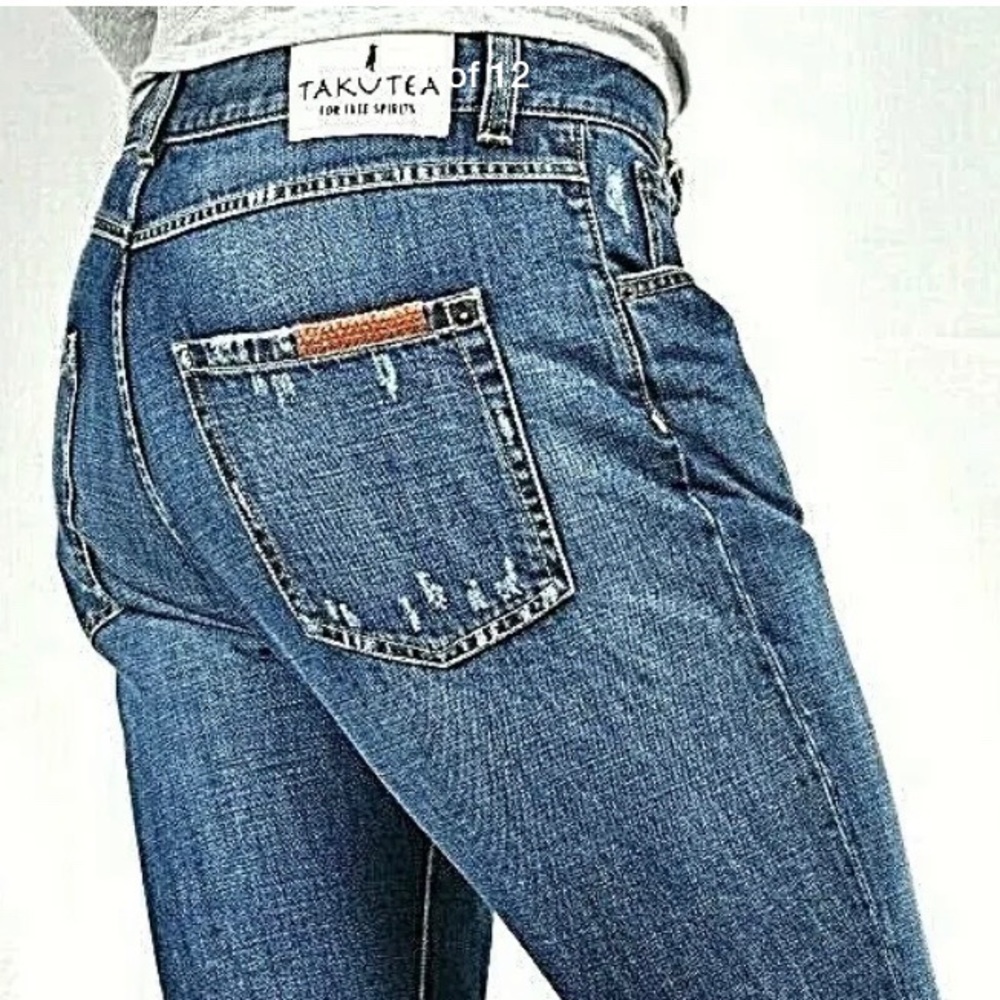 New Women Blue Takutea Quil Daru Jeans 27x21